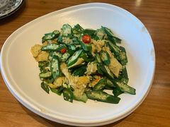 秋葵鸡蛋-巴依老爷新疆美食(常营店)