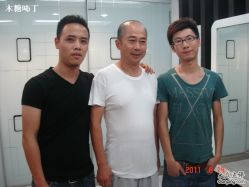 Scott Make与公方敏合影-组合发型