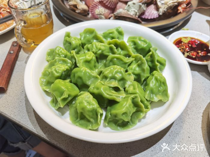 大锅强·蒸海鲜青岛菜(吾悦广场店)鲅鱼水饺图片