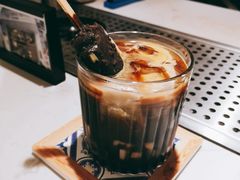 芝麻拿铁-Oasis coffee燕谷咖啡(公信店)