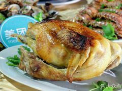 招牌泥焗鸡-源海渔村·现捞海鲜(大角湾店)