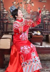 -后宫·古装汉服京剧儿童亲子全家福摄影