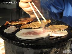 烤五花和牛肉-大槐树烤肉馆