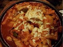 奶酪海鲜炒米条-包装马车·韩国料理·포장마차