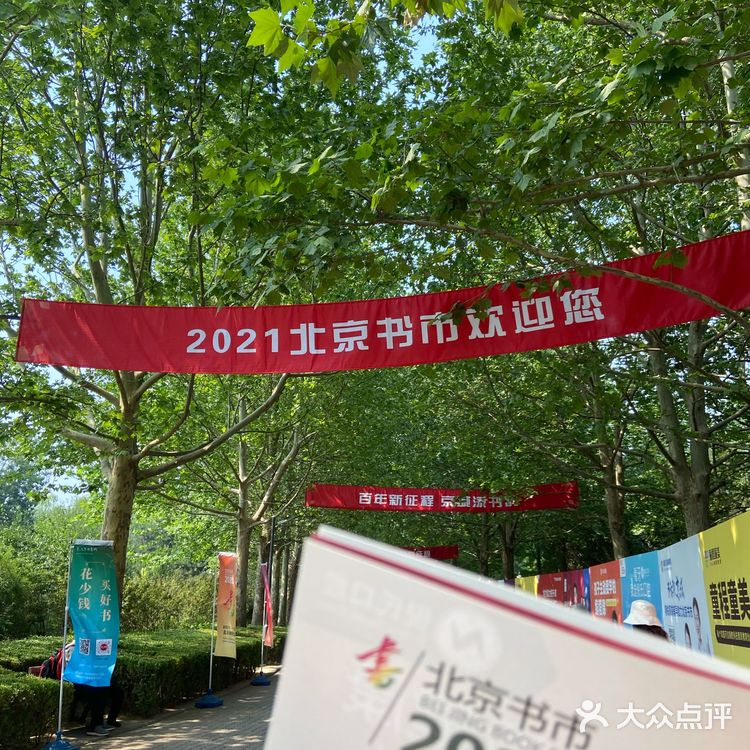 来朝阳公园逛书市