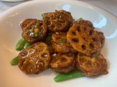 黑椒汁虾胶酿藕饼-朱仔记食府(江南大道店)