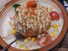 炸温泉蛋土豆泥沙律-仙隐小鹿中華の日料(正弘城店)