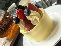 芝士蛋糕-茶源Fountain Lounge大堂吧·北京东方君悦大酒店