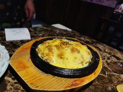 烤鸡爱上芝士-猪啊牛呀羊啊铜盘烤肉(正大广场店)