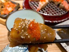 现烤雪花牛肉寿司-西月山居匠心创意料理(江汉路新佳丽广场店)