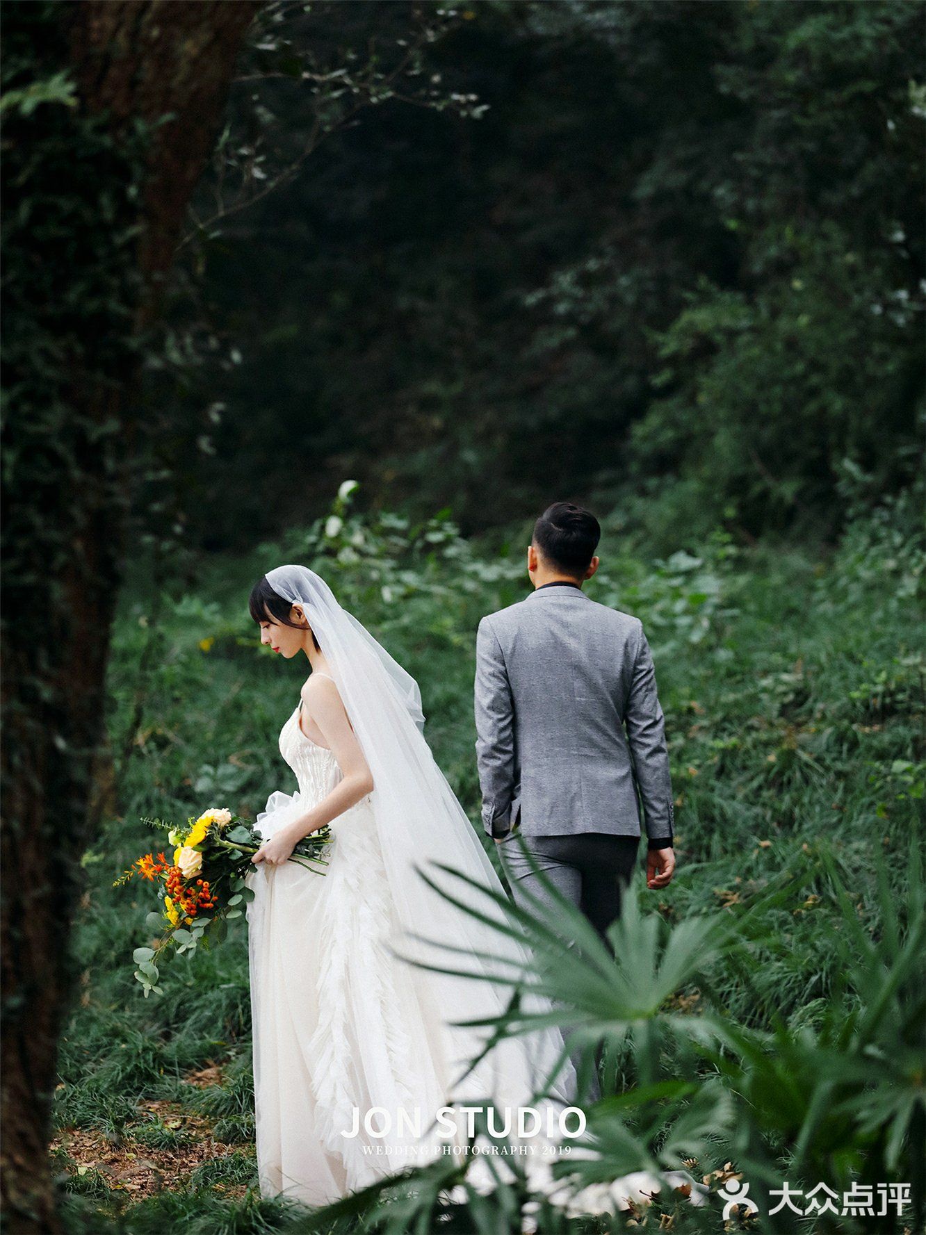 仙仙的外景森系婚纱照