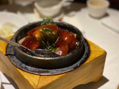 石锅烹银鳕鱼-玫瑰厅上海菜(兴国路店)