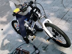 -道路口单车爱瓦士dahon大行