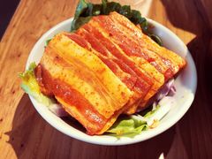 招牌湘村黑猪五花肉-么肆烤肉(汉街形象店)