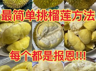 如何挑到肥美饱满的榴莲