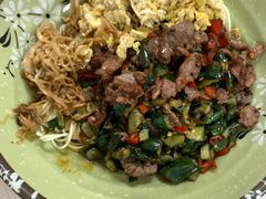 黄瓜皮炒牛肉-刘氏三和面馆