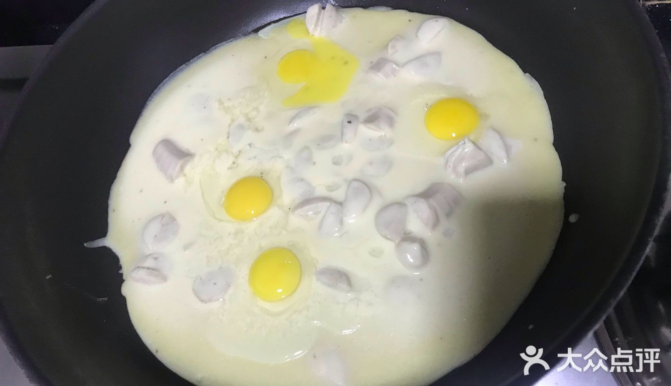 快手营养早餐系列之  黑芝麻鸡蛋煎饼卷