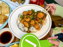 -东来菜馆•手抓海鲜家常菜•海鲜锅贴(鸽子窝店)