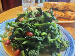凉菜果仁菠菜-金谷园饺子馆(北邮总店)