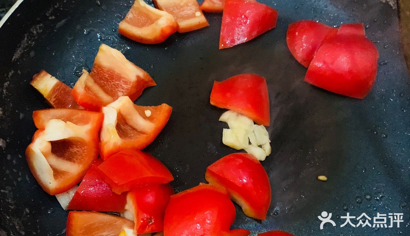 在北京的第一次尝试-彩椒炒鱿鱼