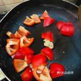 在北京的第一次尝试-彩椒炒鱿鱼