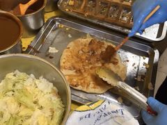 -小红车炸蛋葱油饼