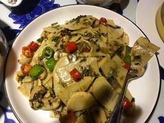 农家雪菜炒时笋-江南赋(内蒙古大厦店)