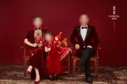 -时光纪亲子全家福照相馆(静安店母女写真父母纪念照)
