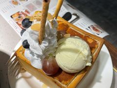 什果厚多士配冰淇淋-吉旺港式餐厅(南方商城店)