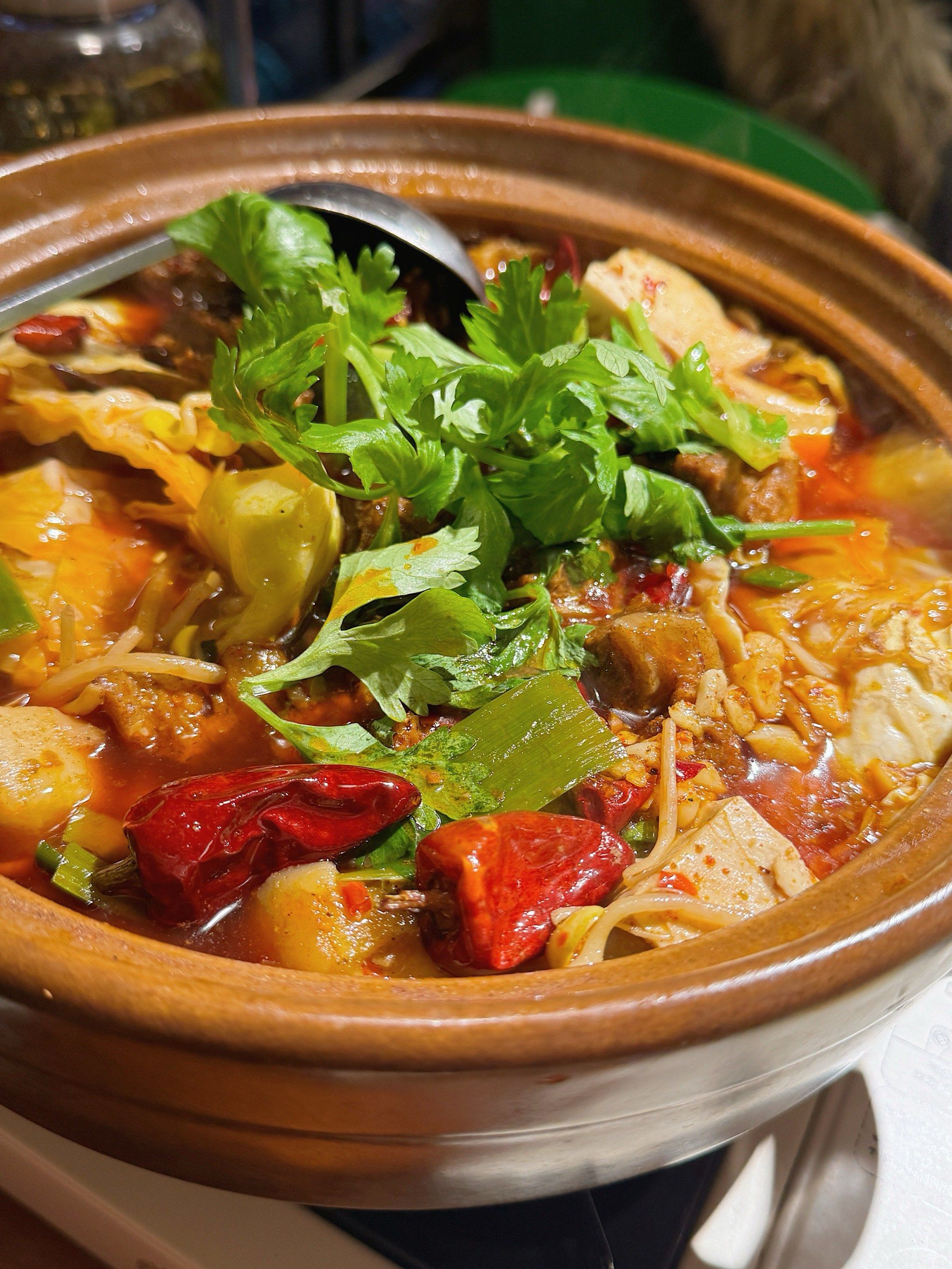 物有所值的川香牛腩煲