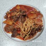 「母亲节厨艺秀」番茄牛肉意大利面