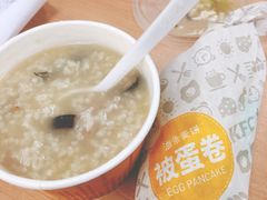 C91&nbsp;香菇滑鸡粥+油条被蛋卷-肯德基(常熟百润发店)