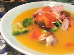 上汤西兰花-绿茶餐厅(布吉万象汇店)