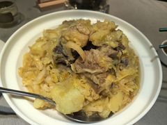 猪骨头烩酸菜芯-巴盟人家·内蒙地方菜(华丽家族店)