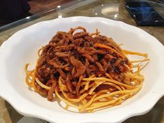 馓子牛肉丝-刘胖子家常菜·蹄花焖藕(富安街店)
