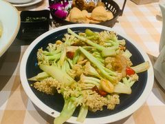 小炒有机花菜-珍味汤馆·潮汕家乡菜(保利文化广场店)