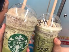 抹茶可可碎冰星冰乐-星巴克(郑州曼哈顿广场店)