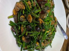 辣炒韭菜花花蛤肉-乡亲鹅肉城(吴江店)