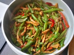 豆角丝炒肉拌转百刀-日上三甘(三里屯店)