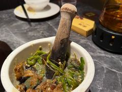 皮蛋辣椒擂茄子-炊烟小炒黄牛肉(浦东世纪汇店)