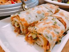 葱饼卷牛肉-台北楚楚园馅饼粥(虹桥南丰城店)