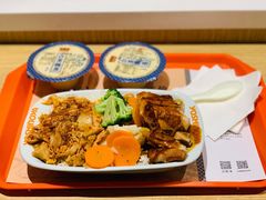 辣猪鸡排双拼饭-吉野家(宾水道店)