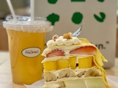 应季白巧水果千层-PAOPAO Bakery&Café(港汇店)
