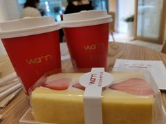 草莓蛋糕三明治-Cafe on warm(丹霞店)