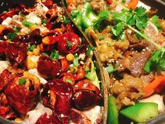 牛仔骨脆鱼双拼锅-大丰收脆鱼(浦西万达店)
