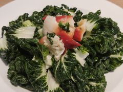 奶白菜炝北极贝-连鹭海鲜·大连菜(星海店)