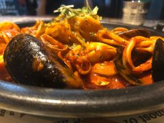 海鲜番茄意面-机器人火炉披萨