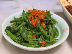 小红虾丝瓜尖-小吊梨汤·北京菜·烤鸭(鸟巢店)