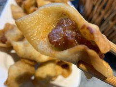 炸疙瘩角-华盛园卷子王农家菜水库鱼