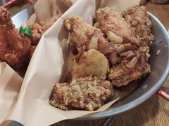 炸鸡翅一半一半-富乐满韩国正宗炸鸡韩国料理(虹泉路店)